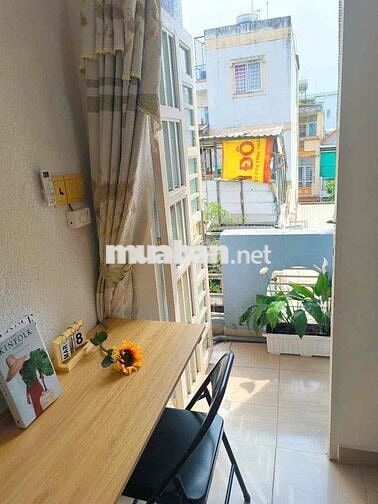 Phòng Studio Ban công, Máy giặt riêng, gần ngã 4 Phú Nhuận