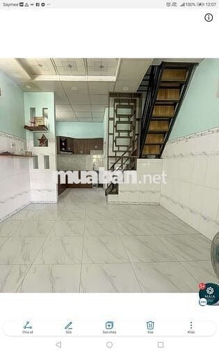 NHÀ 43,1M2 MỚI ĐẸ9 2PN 1wc MẶT TIỀN NGUYỄN HỮU THỌ TIỆN Ở BUÔN BÁN VP