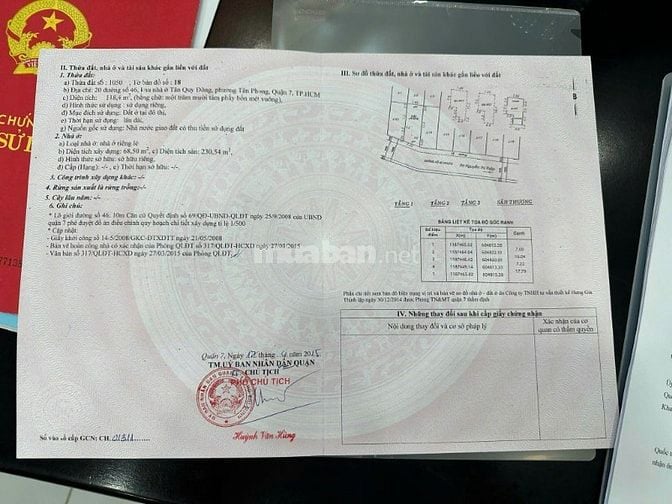 Bán Nhà chính chủ mặt tiền số 20 đường 46, khu nhà ở Tân Quy Đông, Q7