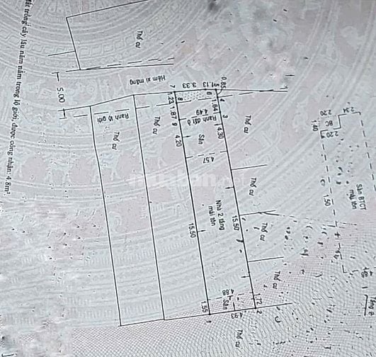 Bán nhà mặt tiền đường Lê Đình Quản Phường Cát Lái Quận 2.