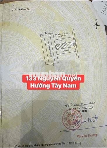 Mặt tiền Nguyễn Quyền 80m sát bến xe trung tâm Đà Nẵng