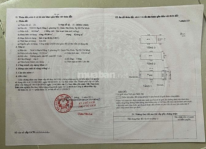 SIÊU PHẨM ngay MT ĐẶNG VĂN SÂM, TÂN BÌNH, 4.5x15.5, 3 tầng, 12.6 tỷ