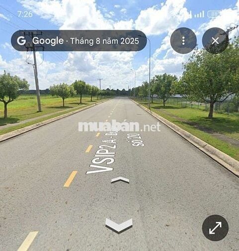 Cần bán lô đất 80.000m2 trong KCN Visip 2 Bình Dương