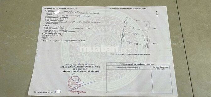 Bán nhà 2 tầng ngập sâu nhất là đến mắt ....