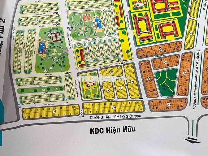 Chủ gửi bán đất mặt tiền đường Tân Liêm, KDC Phong Phú 4, giá 68tr/m2