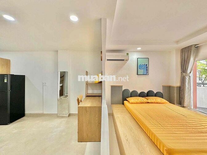 NHÀ MỚI TRỐNG 1PN ĐẦY ĐỦ NỘI THẤT CÓ BANCOL NGAY TRUNG TÂM PHÚ NHUẬN