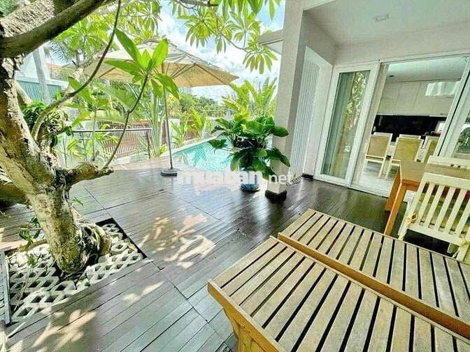 CHO THUÊ VILLA ĐẸP MẶT TIỀN NAM THÔNG FULL NT, 80 TRIỆU