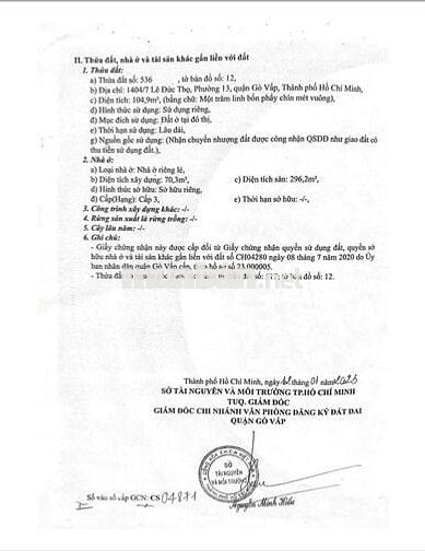 BÁN CHDV5lầu-GÓC-2MT-HXH-DT: 6x18m Đ.LÊ ĐỨC THỌ, P13,GÒ VẤP-GIÁ:9.7TỶ