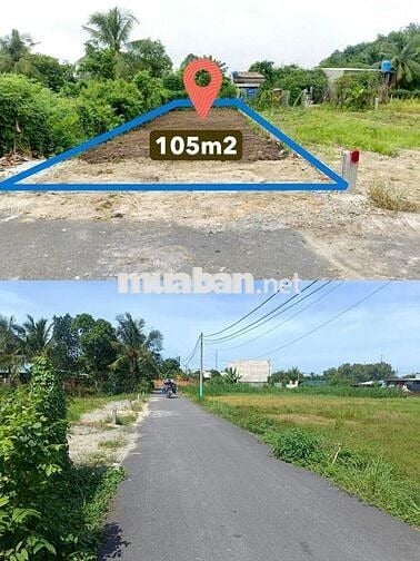 Bán đất Đường Ba Sa, Xã Phước Hiệp, Củ Chi 850tr 105m2 cách QL22 1km