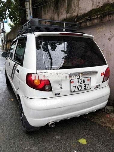 Matiz năm đăng ký 2004 màu trắng xe đẹp máy êm