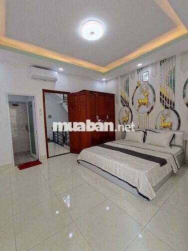 Hiếm, nhà 65m2, đúc 3 tấm, 4 phòng ngủ tặng nội thất chỉ hơn 5 đồng