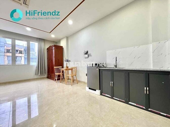 Căn hộ Mini Full nội thất cửa sổ lớn Thang máy gần cầu Nguyễn Văn Cừ