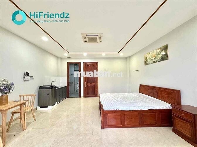 Căn hộ Mini Full nội thất cửa sổ lớn Thang máy gần cầu Nguyễn Văn Cừ