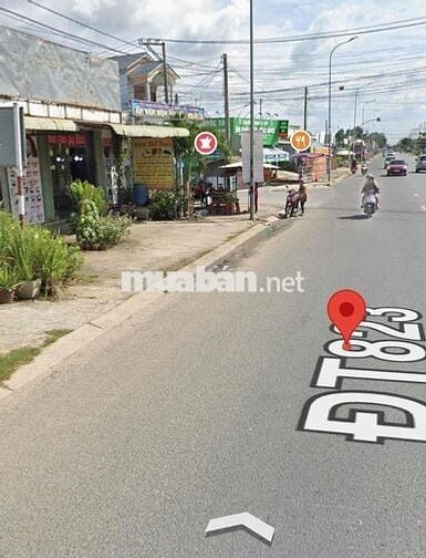 Mặt tiền đường ĐT823 gần cầu vượt Củ Chi