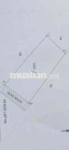 Mặt tiền đường ĐT823 gần cầu vượt Củ Chi