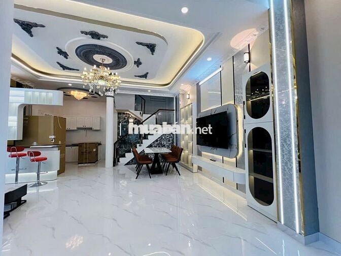 Nhà Huỳnh Tấn Phát 6,1x10m 2 lầu chỉ hơn 6Đồng