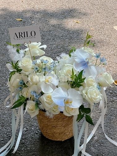 ARILO – Lẵng hoa sang trọng, tinh tế và mang đậm dấu ấn riêng