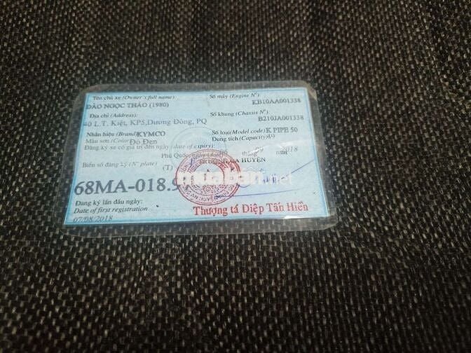 Kymco candy hi 2018 học sinh zin đẹp trùm mền ít x