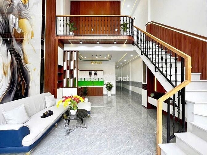 Nhà Mới Xây Ngay KCN Cầu Tràm, 5x16 Sổ Hồng Riêng Hoàn Công Đầy Đủ.