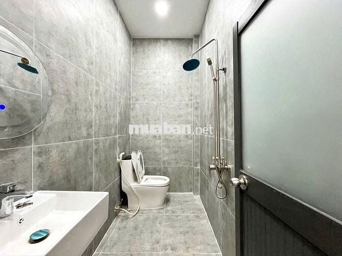 Nhà Mới Xây Ngay KCN Cầu Tràm, 5x16 Sổ Hồng Riêng Hoàn Công Đầy Đủ.