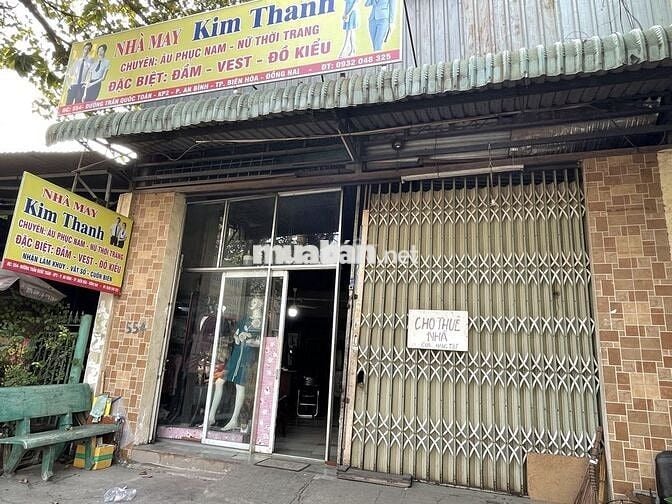 Mặt bằng kinh doanh và ở 35m2 Trần Quốc Toản P. An Bình
