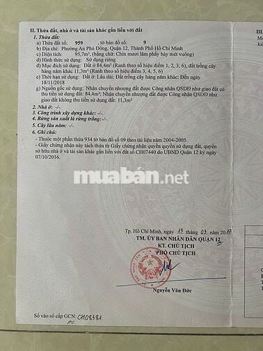 BÁN ĐẤT THỔ CƯ AN PHÚ ĐÔNG – VỊ TRÍ VÀNG, SỔ HỒNG RIÊNG, XÂY DỰNG NGAY