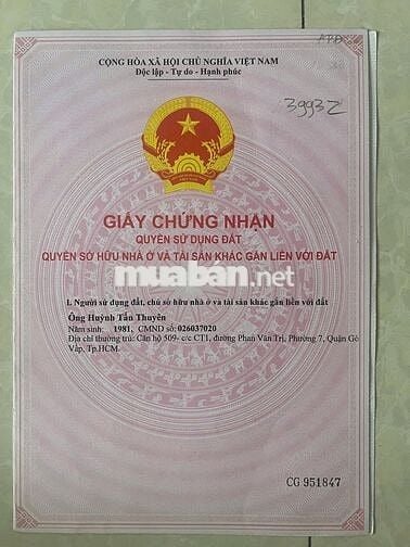 BÁN ĐẤT THỔ CƯ AN PHÚ ĐÔNG – VỊ TRÍ VÀNG, SỔ HỒNG RIÊNG, XÂY DỰNG NGAY