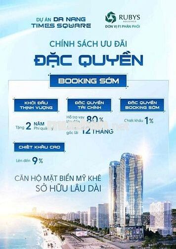 Căn hộ mặt biển Du lịch - Sở hữu lâu dài - Bàn giao ngay