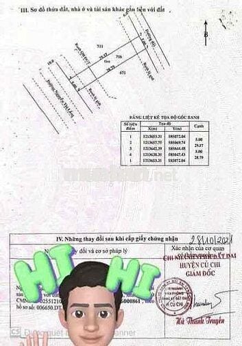 Bán gấp lô đất ở NTL - Củ Chi dtich 145,5m2. chủ ra định cư nước ngoài