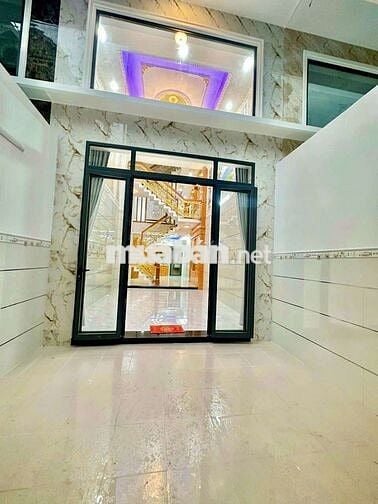 Nhà mới xây 4 x 17 có 5pn 6wc sân thượng= gần bệnh viện bệnh bình tân