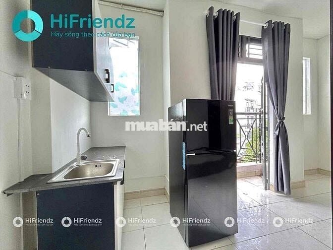 Studio Ban công - 30m2 - Full Nội Thất - Khu Sân Bay - Cv Gia Định