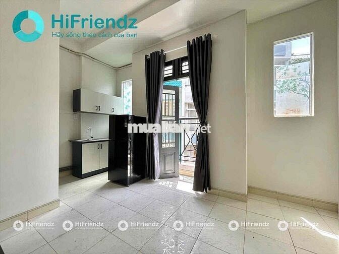 Studio Ban công - 30m2 - Full Nội Thất - Khu Sân Bay - Cv Gia Định