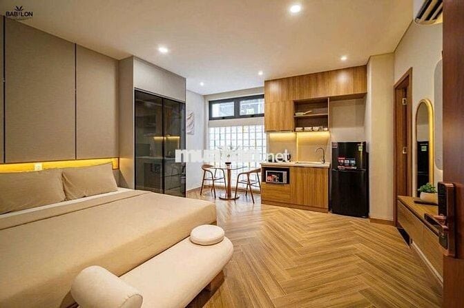 Cho thuê Căn Hộ Studio cửa sổ dự án mới, gần Q1,Q3,Q10 thang máy