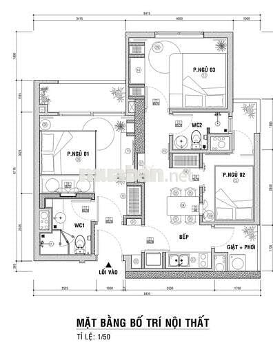 CĂN HỘ CAO CẤP MANOR, TP HUẾ 64m2 2,3 tỷ Có 3 phòng ngủ