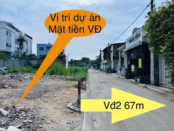 Bán đất nền dự án mặt tiền vành đai 2 đường Tăng Nhơn phú 6,15 tỷ