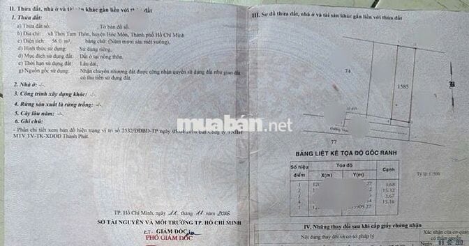 Vỡ nợ nên bán gấp căn nhà, nhà ở Hóc Môn, DT56m2, giá710 triệu.