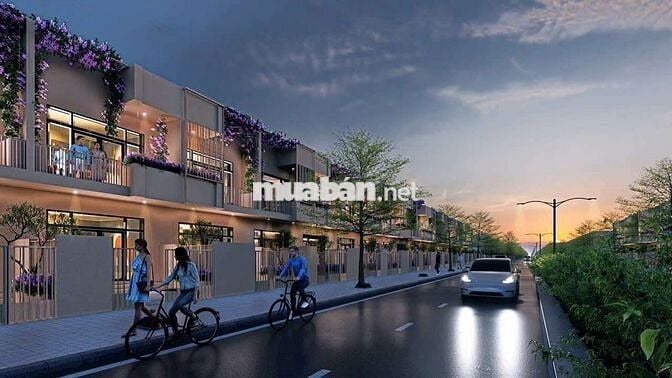 Bán nhà 1 trệt 1 lầu với 2 mặt tiền đường trục chính 22m