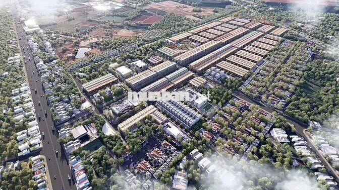 Bán nhà 1 trệt 1 lầu với 2 mặt tiền đường trục chính 22m