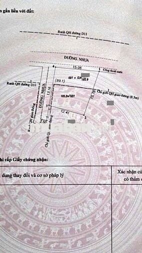 Đất 195,5m2 gần Làng Đại Học Quốc Gia ,Bình An,TP Dĩ An