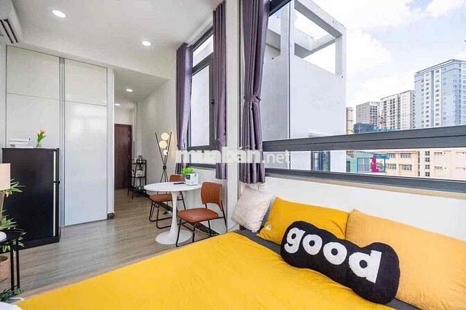 🏡 Căn Hộ Studio Full Nội Thất - View Thành Phố - Thang Máy - Cửa Sổ 💕