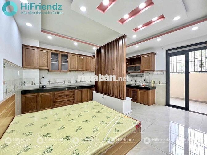 STUDIO RỘNG RÃI TÁCH BẾP BANCOL THOẢI MÁI THUẬN TIỆN QUA Q8,Q7,Q5,Q4