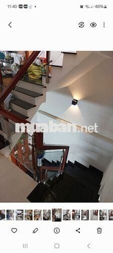 Nhà hẻm xe hơi, mới xây dựng vô ở ngay 2 PN, Đinh Tiên Hoàng