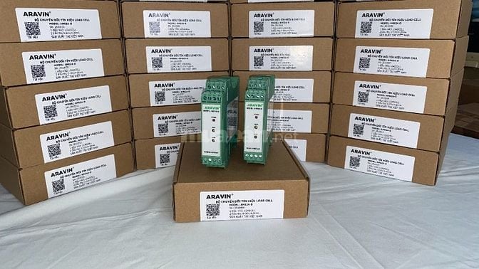 Bộ khuếch đại tín hiệu load cell cài ray AM02A-D 