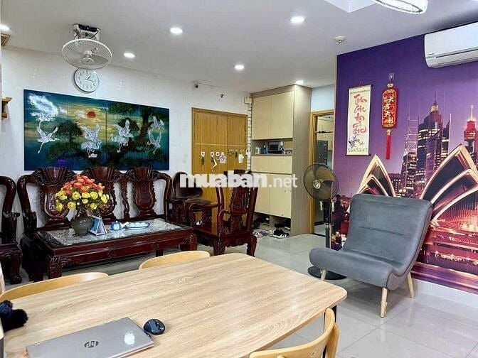 Tầng thấp, căn hộ Him Lam Chợ Lớn DT 90m2, tặng nội thất cao cấp