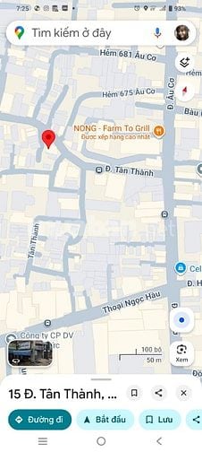 nhà cho thuê 4 phòng 56m2 phường tân thành