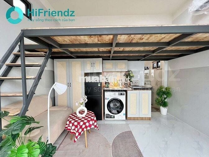 CHO THUÊ PHÒNG BAN CÔNG VƯỜN LÀI APĐ Q12 FULL NỘI THẤT GẦN CẦU SẮT NTS