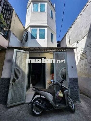 Nhà Trung Tâm Q6 , lô góc thoáng , hẻm thông 4m , Không LG , P14