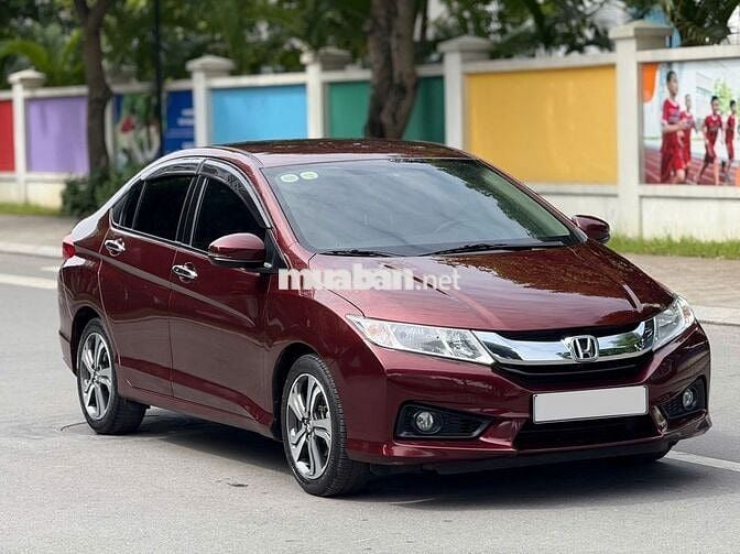 Honda City 1.5 CVT 2016 màu đỏ, 87000 km
