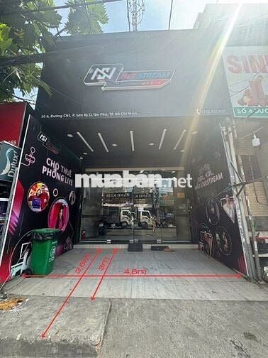 CHO THUÊ MẶT BẰNG VỈA HÈ RỘNG RÃI - GẦN AEON TÂN PHÚ
