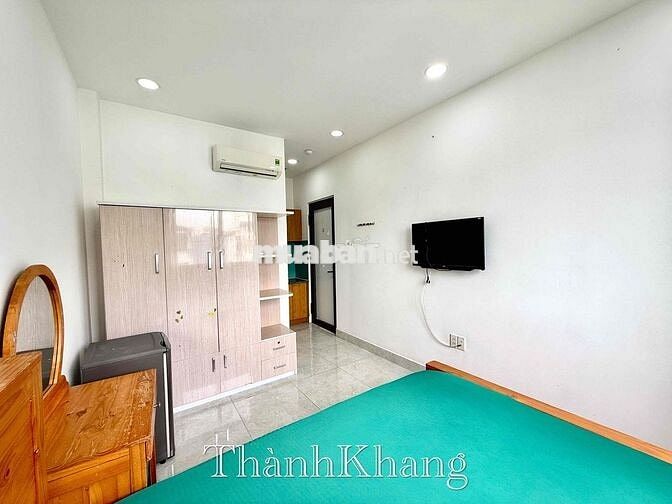 Cho Thuê Căn Hộ Studio Cửa Sổ Thang Máy Full NT Ngay Bờ Kè Hoàng Sa